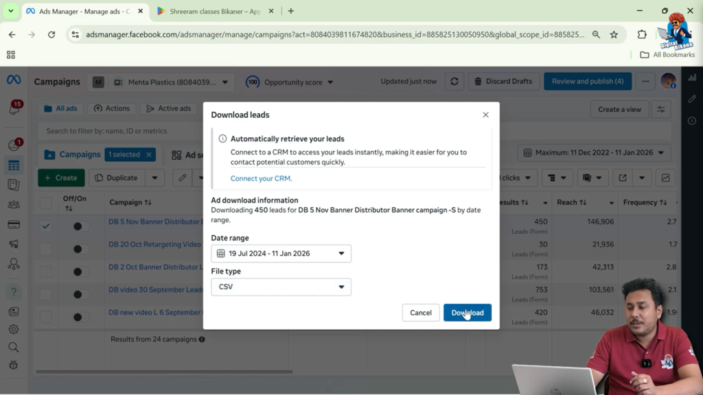 Facebook leads ZIP file downloading on desktop system