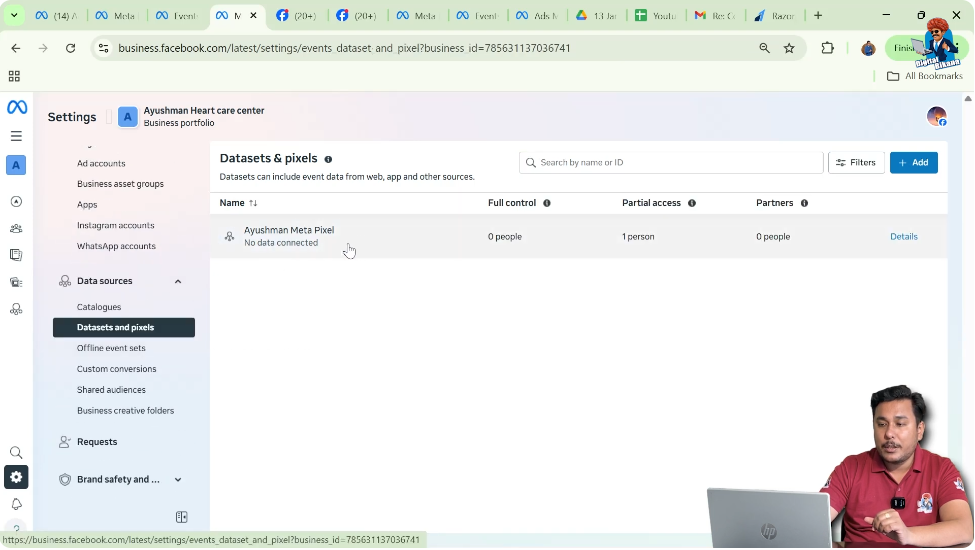 Choose your Meta Pixel