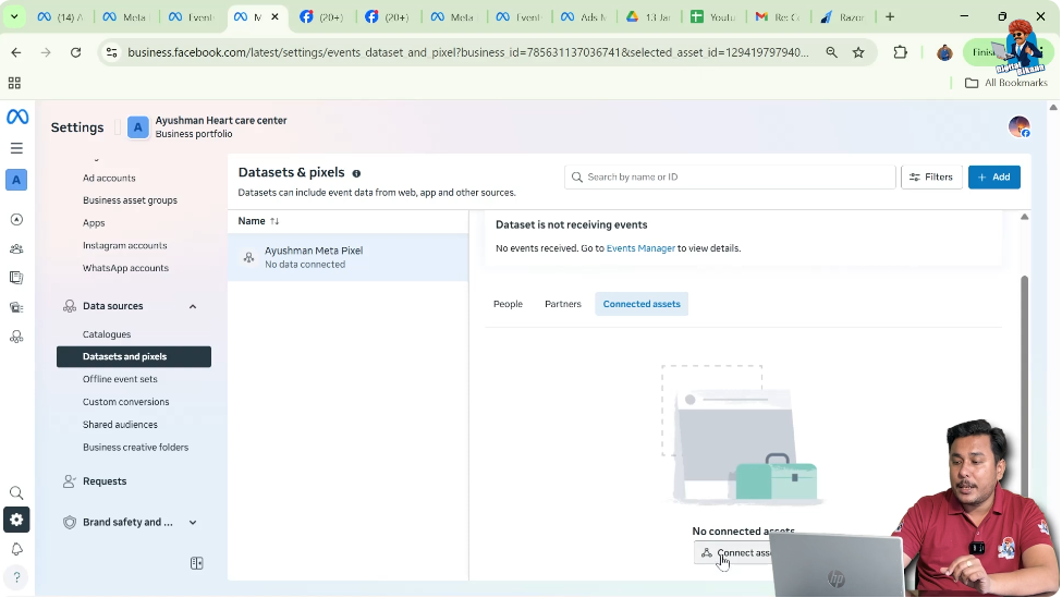 Click on Connected Assets
