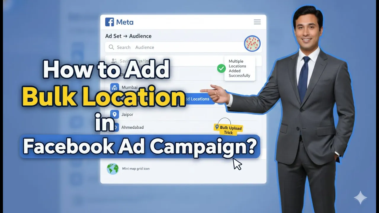 How to Add Location in Bulk in Facebook Ad Campaign?