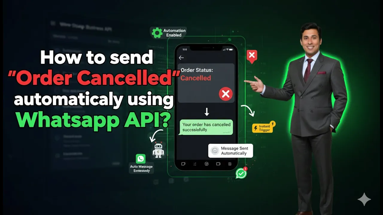 How to Send Order Cancelled Messages Using WhatsApp API?