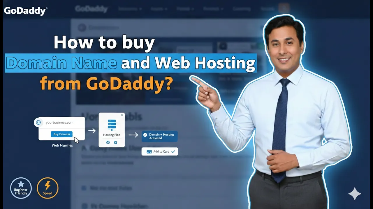 In this article we are going to discuss about How to buy Domain Name and Web Hosting from GoDaddy