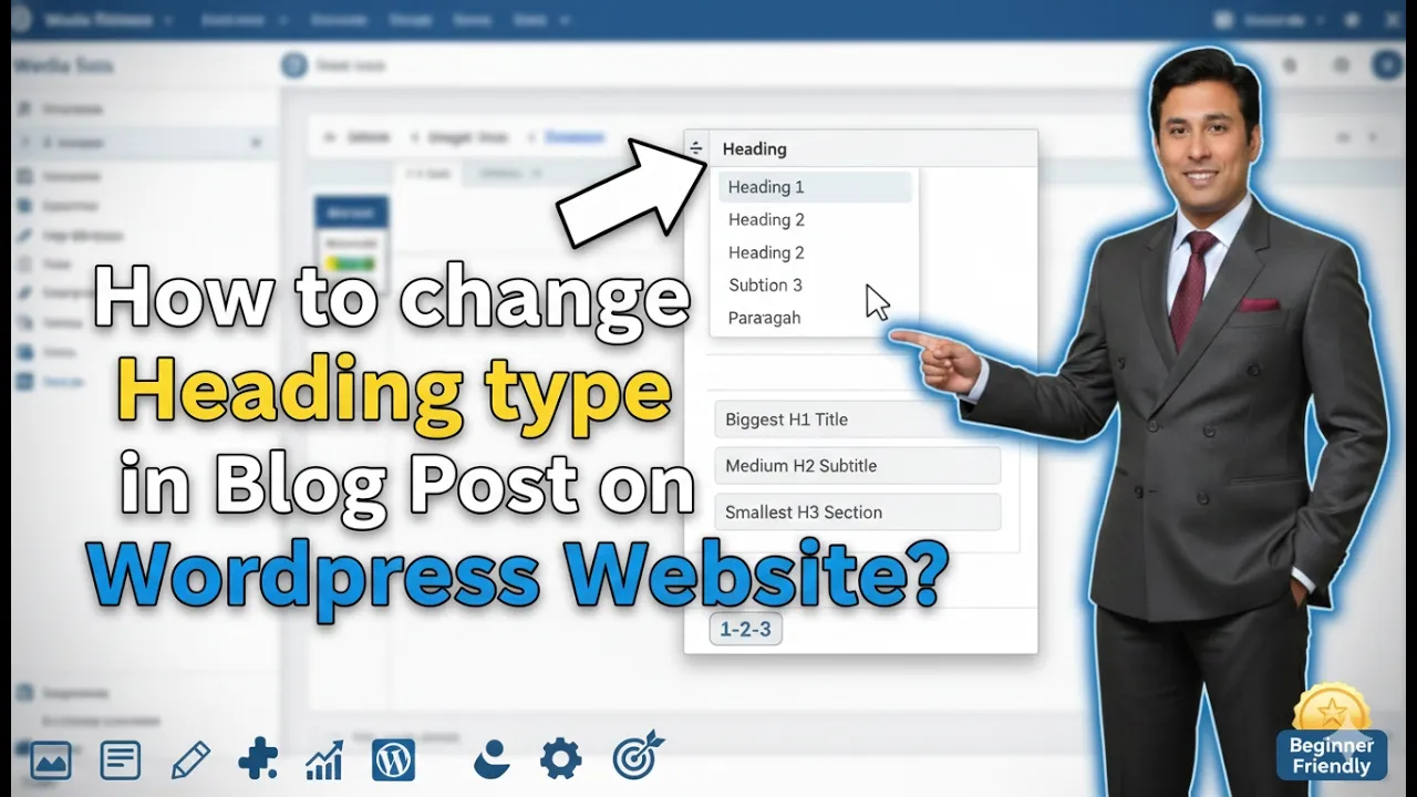 How to Change Heading Type in Blog Post on WordPress?