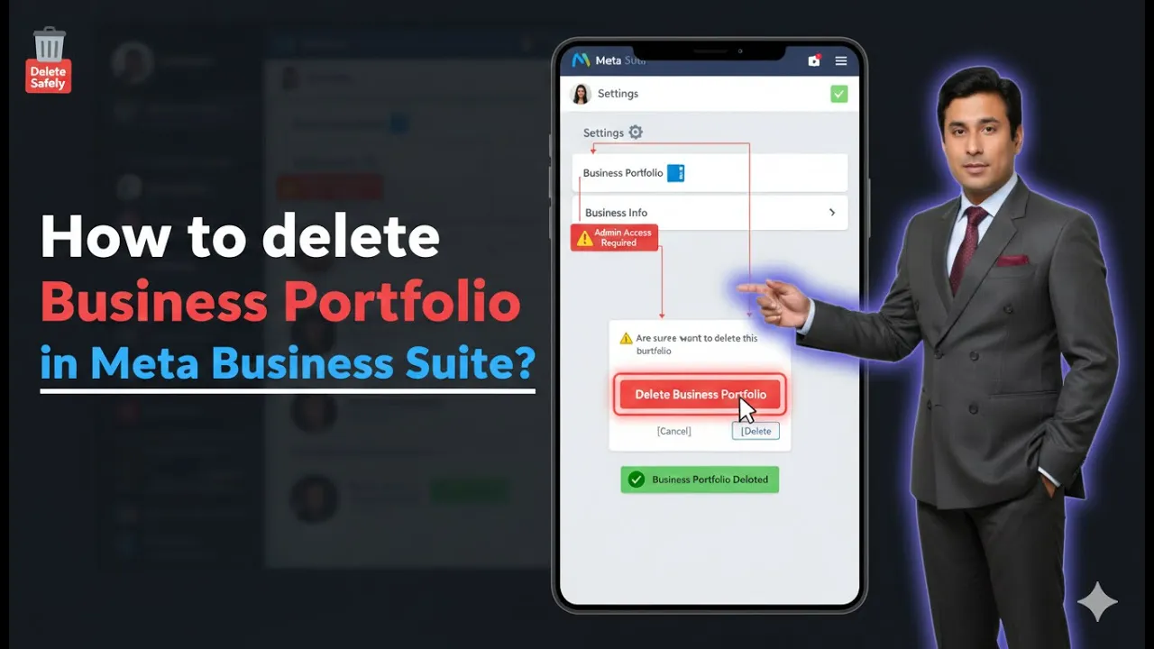 How to Delete a Business Portfolio in Meta Business Suite?