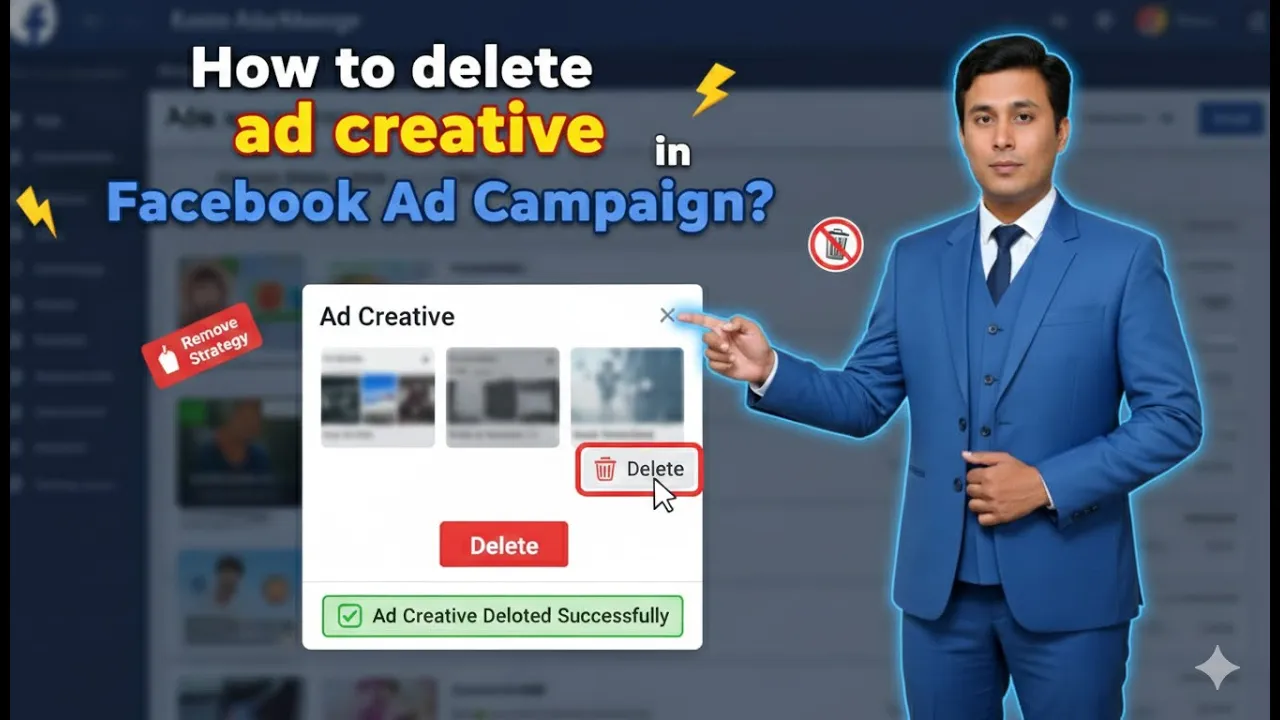 How to Delete Ad Creatives in Meta Ads Manager?