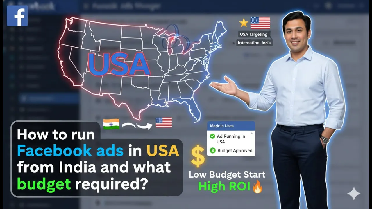 How to run Facebook ads in USA from India?