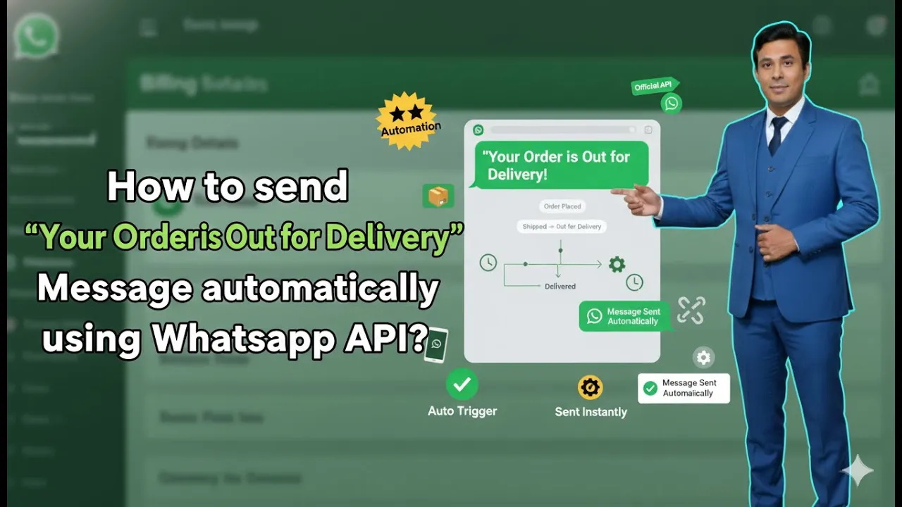 How to Send “Order Out for Delivery” Messages Using WhatsApp API?