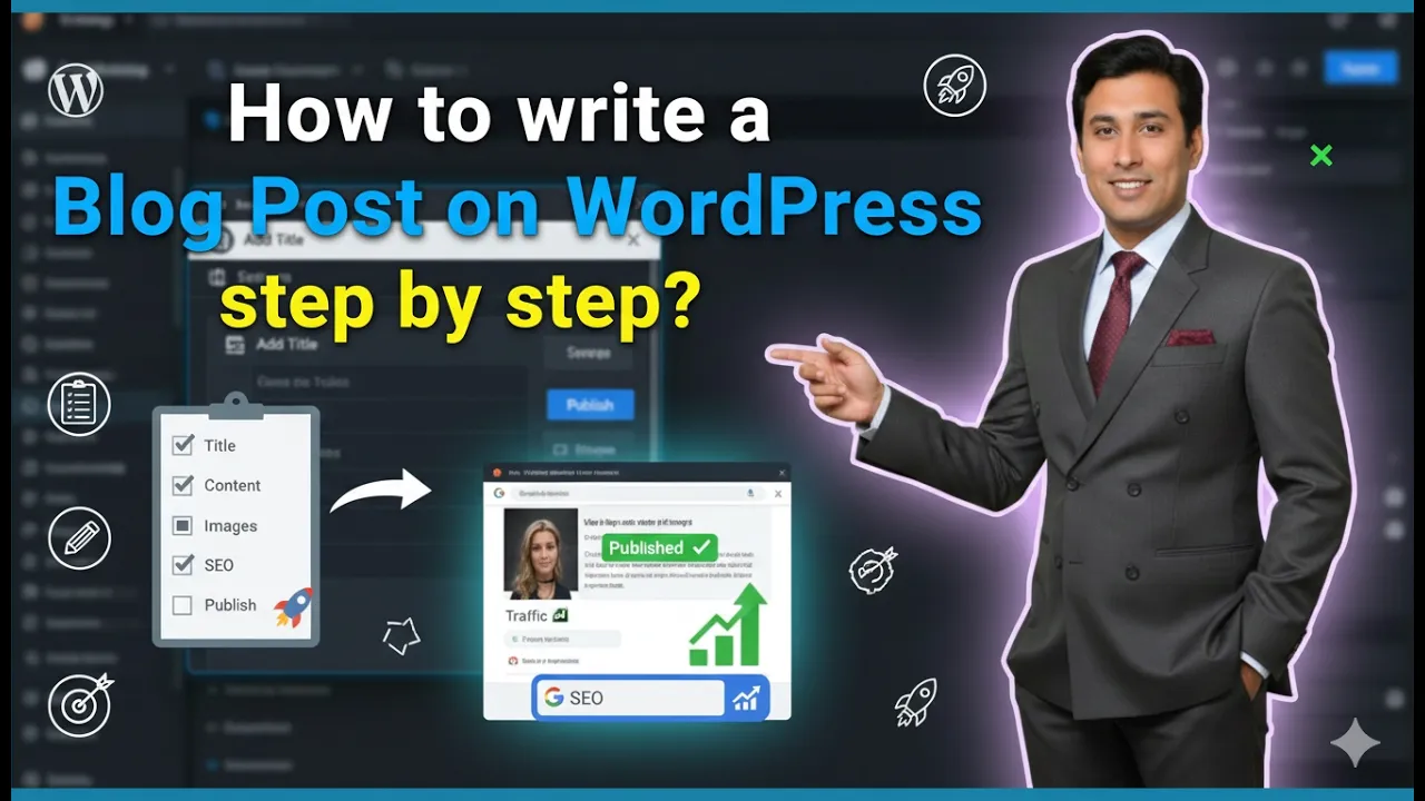 In this article we are going to discuss about How to write a Blog Post on Wordpress step by step
