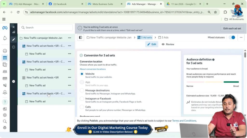 Step by step process to fix audience overlap issue in Facebook ads
