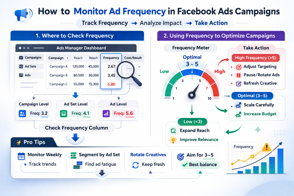 Monitoring Facebook ads frequency in Ads Manager