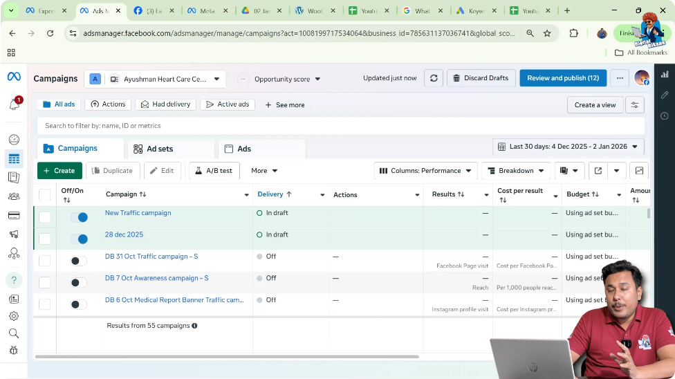 How to turn off Advantage+ Creative in Meta Ads Manager dashboard