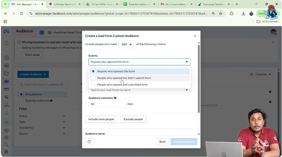 People Who Opened but Did Not Submit the Form