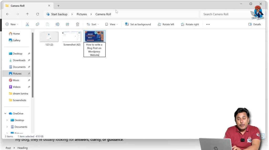 Renaming blog images with keywords before uploading to WordPress