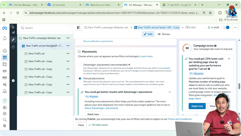 Reach the Ad Set Level