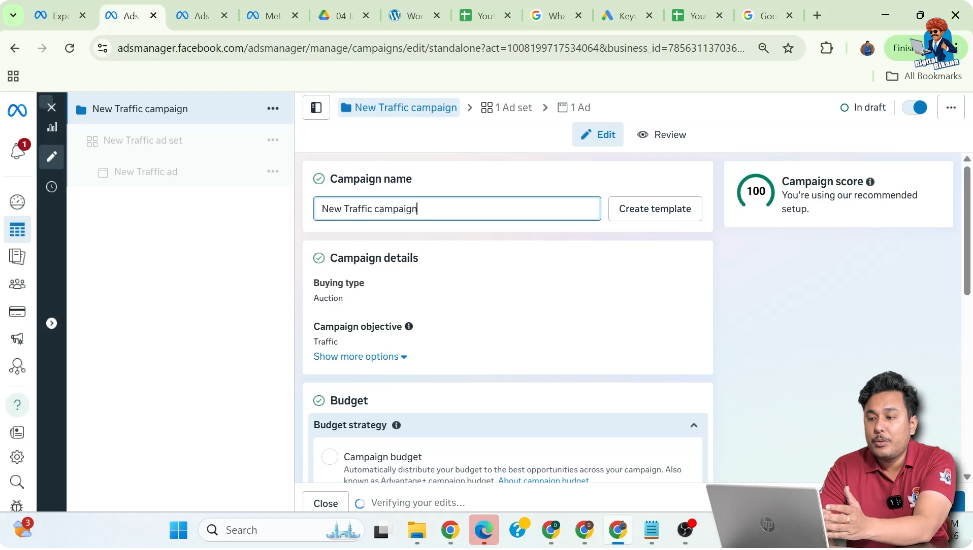 Renaming WhatsApp call ad campaign for internal reference
