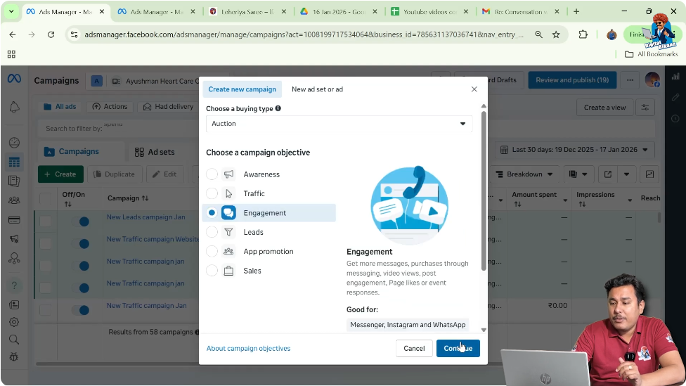 Selecting a Campaign Objective