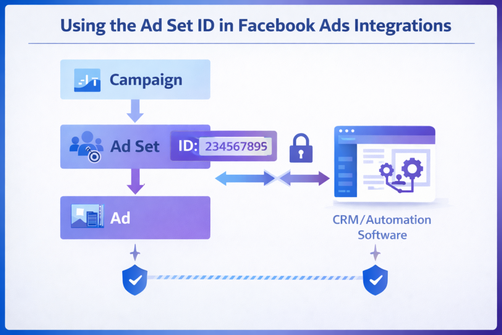 Entering ad set ID while integrating third party software with Facebook ads