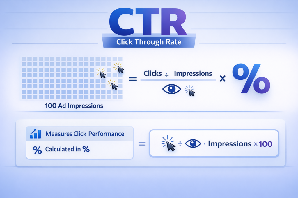 What is CTR in Facebook ads click through rate explained