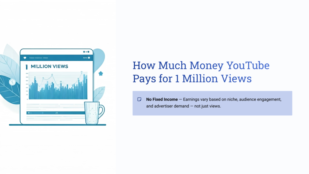 How Much Money YouTube Pays for 1 Million Views
