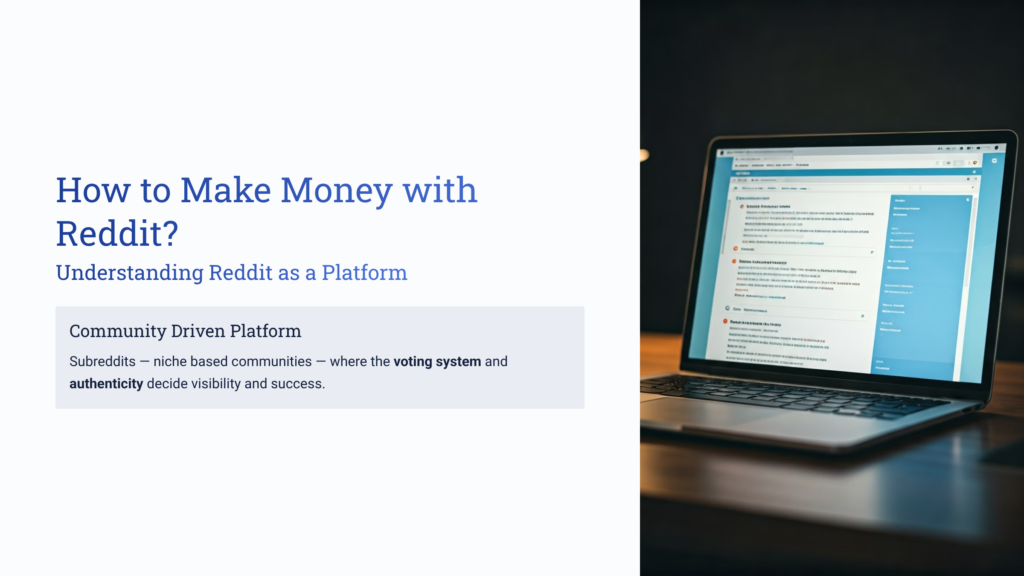 Reddit platform interface showing subreddits discussions and community engagement system