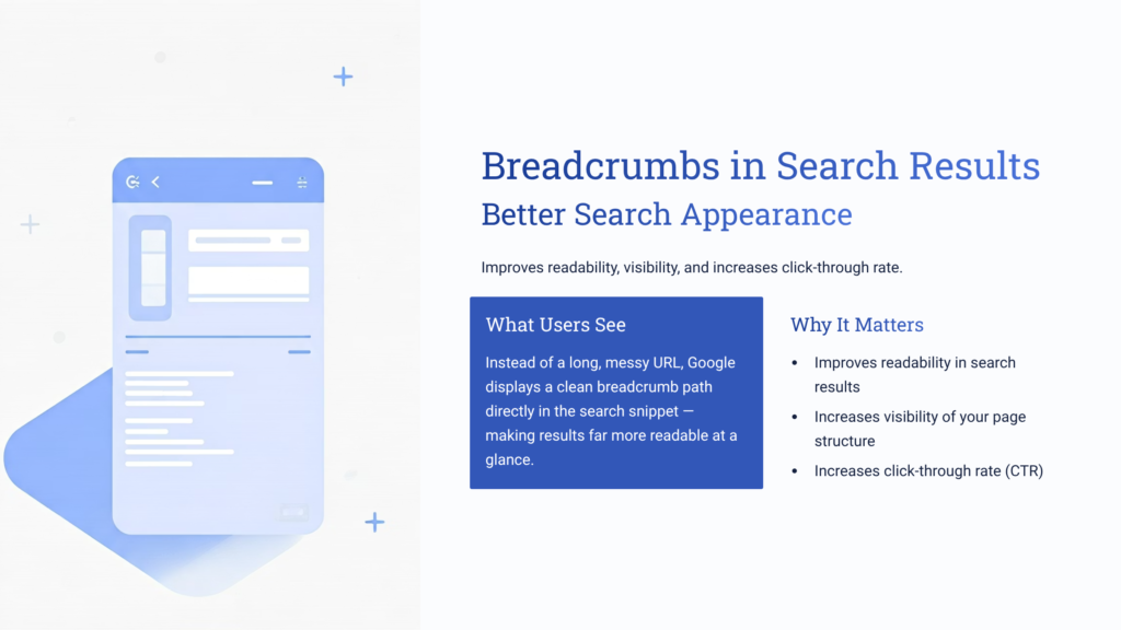 Breadcrumbs in Search Results