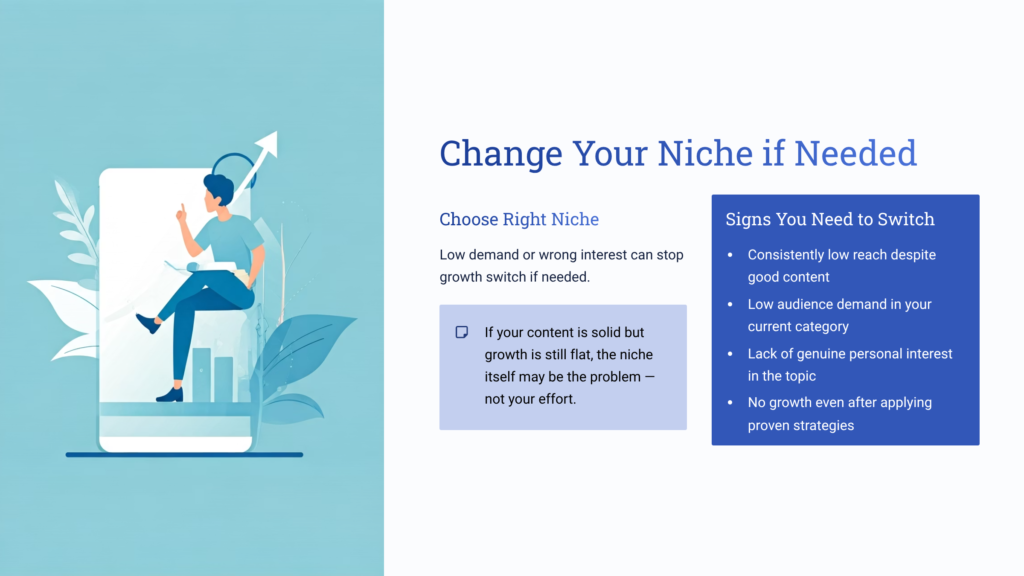 Change Your Niche if Needed