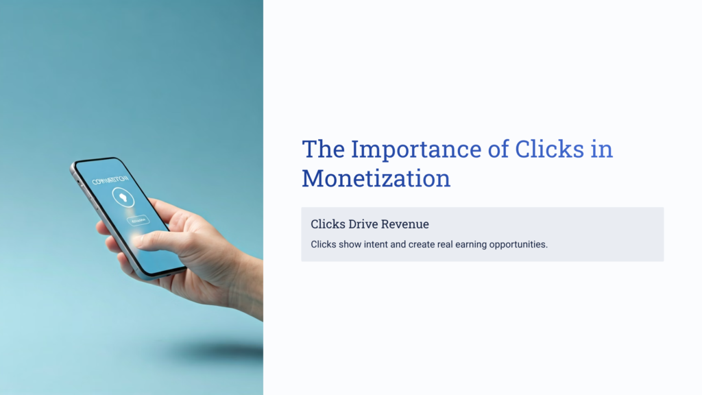 The Importance of Clicks in Monetization