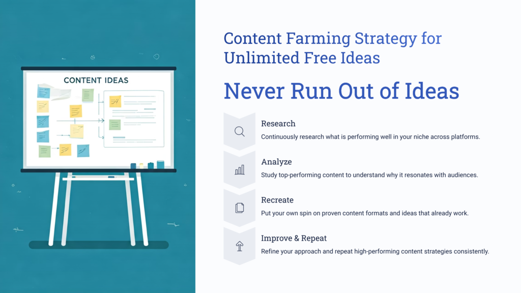 Content Farming Strategy for Unlimited Free Ideas
