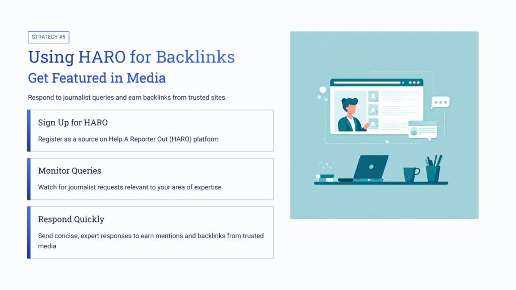Using HARO for Backlinks