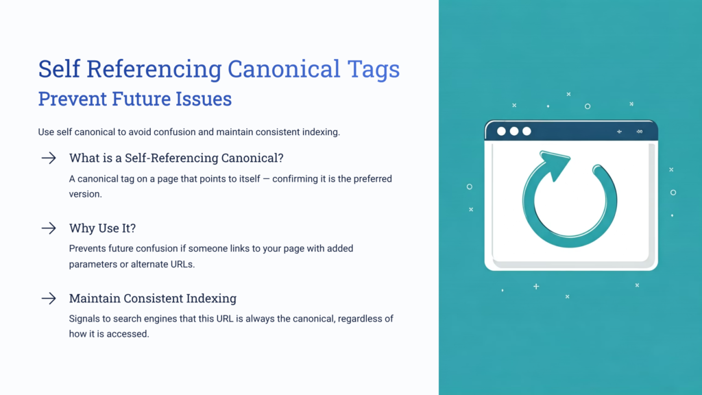 Self-Referencing Canonical Tags