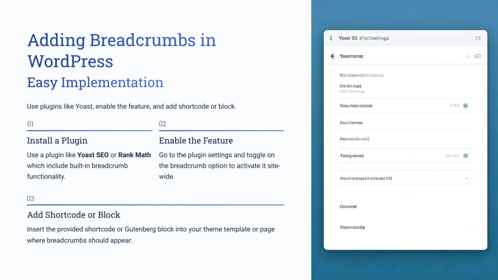 Adding Breadcrumbs in WordPress