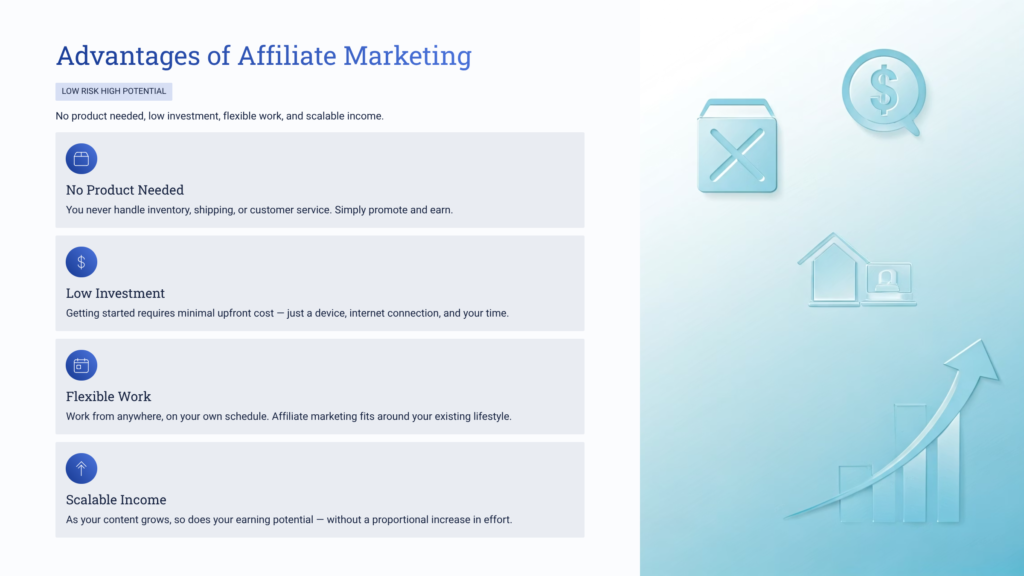 Advantages of Affiliate Marketing