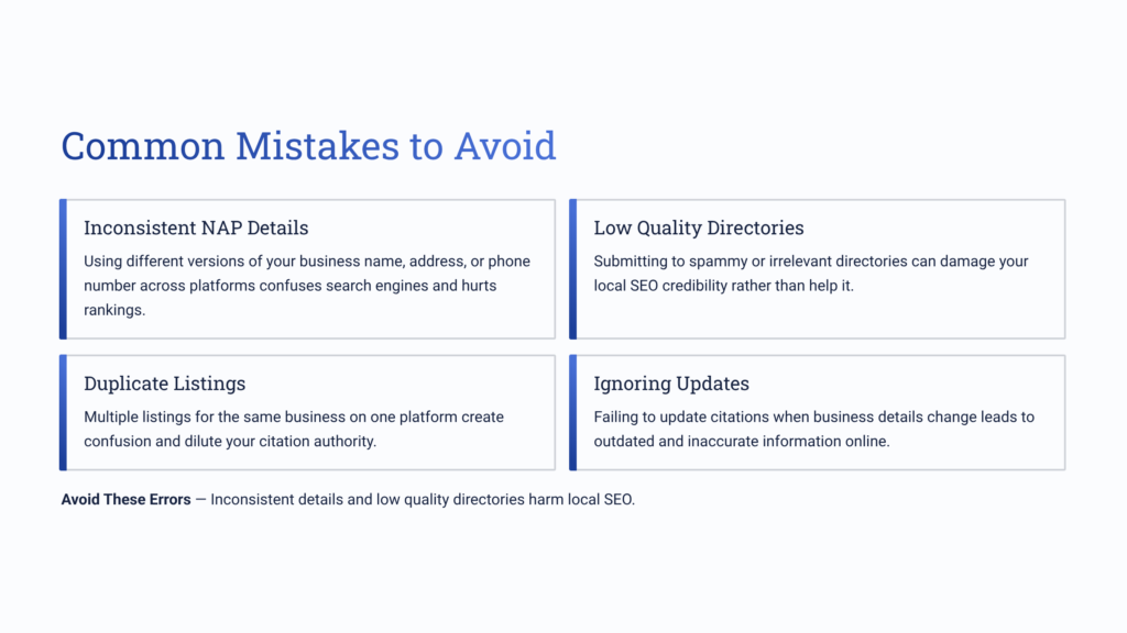 Common Mistakes to Avoid