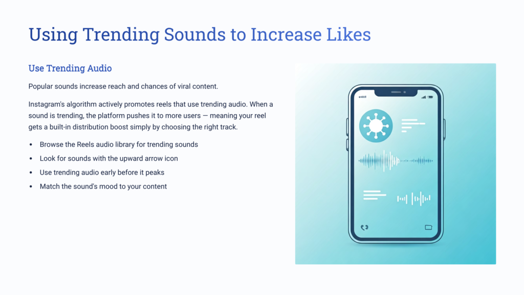 Using Trending Sounds to Increase Likes
