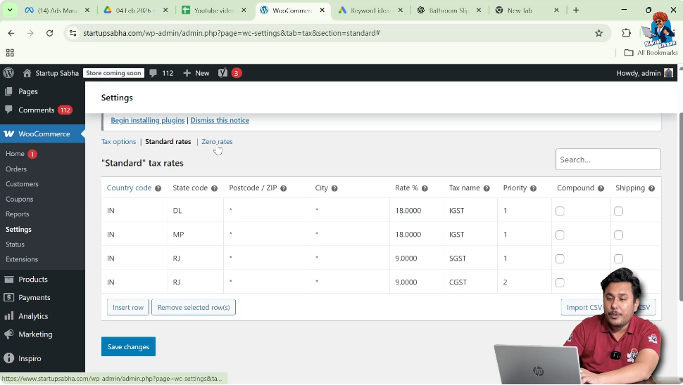 Adding Zero Rate Tax