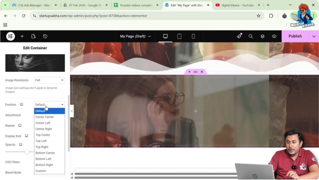 Adjust Image Position