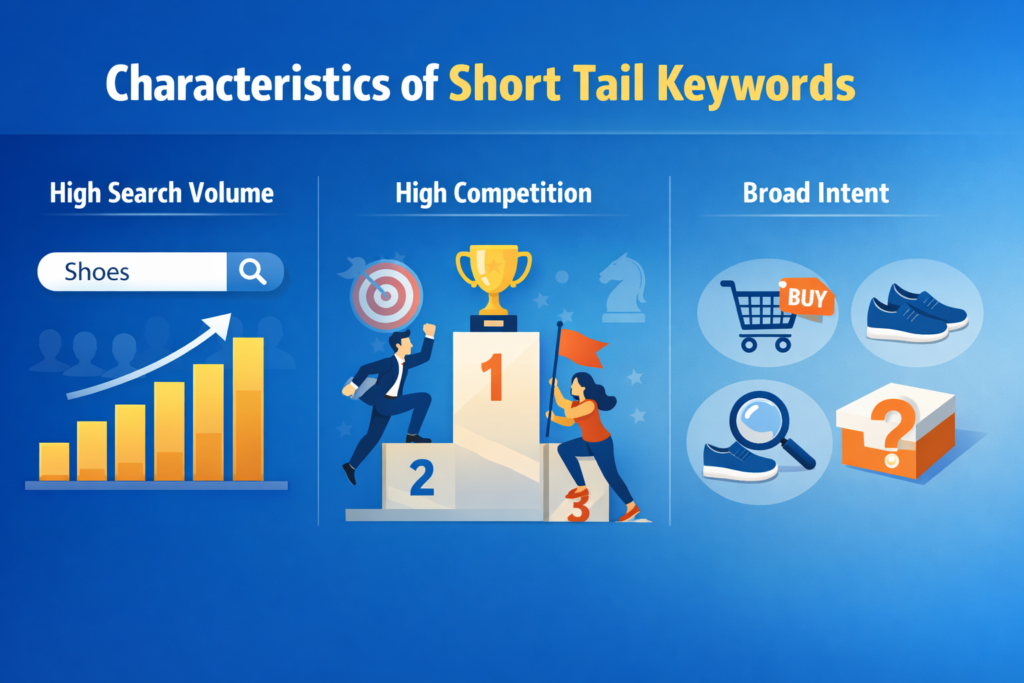 Characteristics of Short Tail Keywords