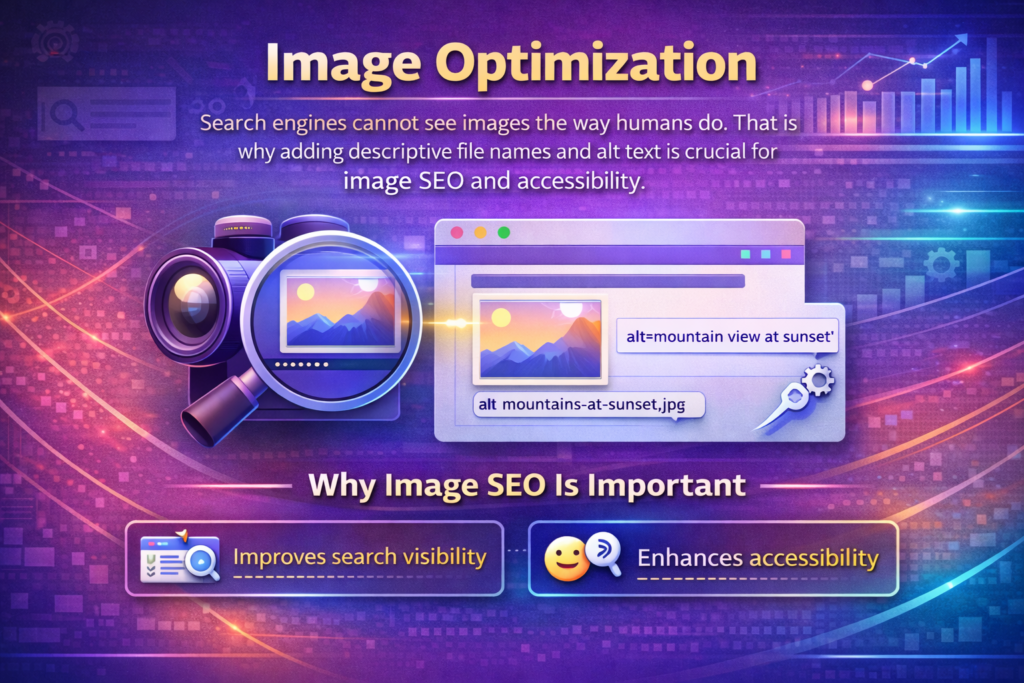 Image file with descriptive alt text and optimized file name