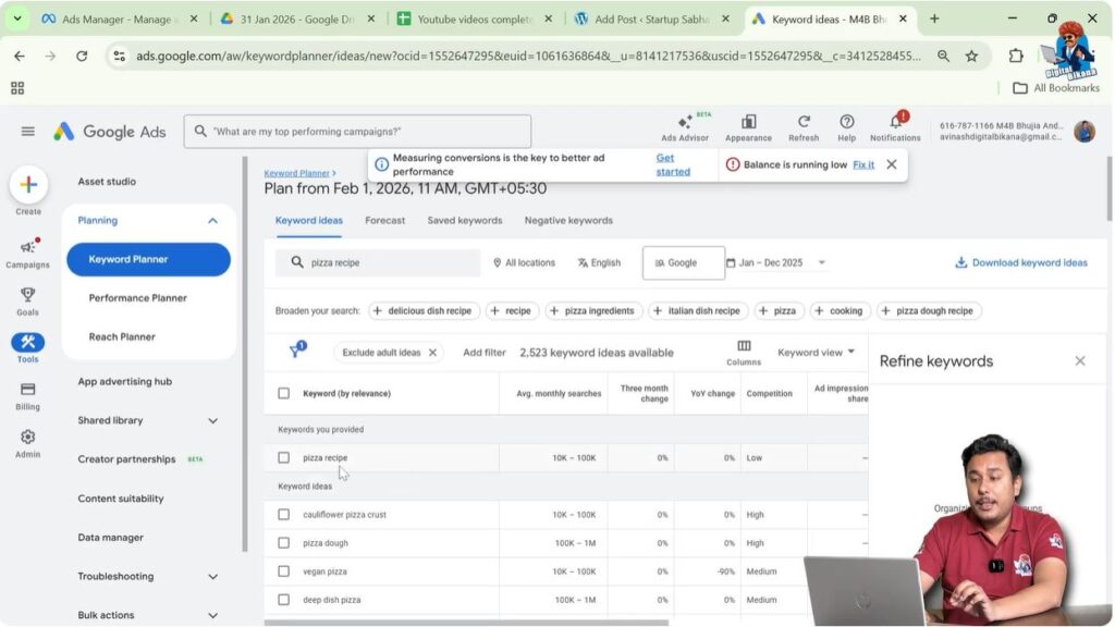 Check Search Volume for Better Keyword