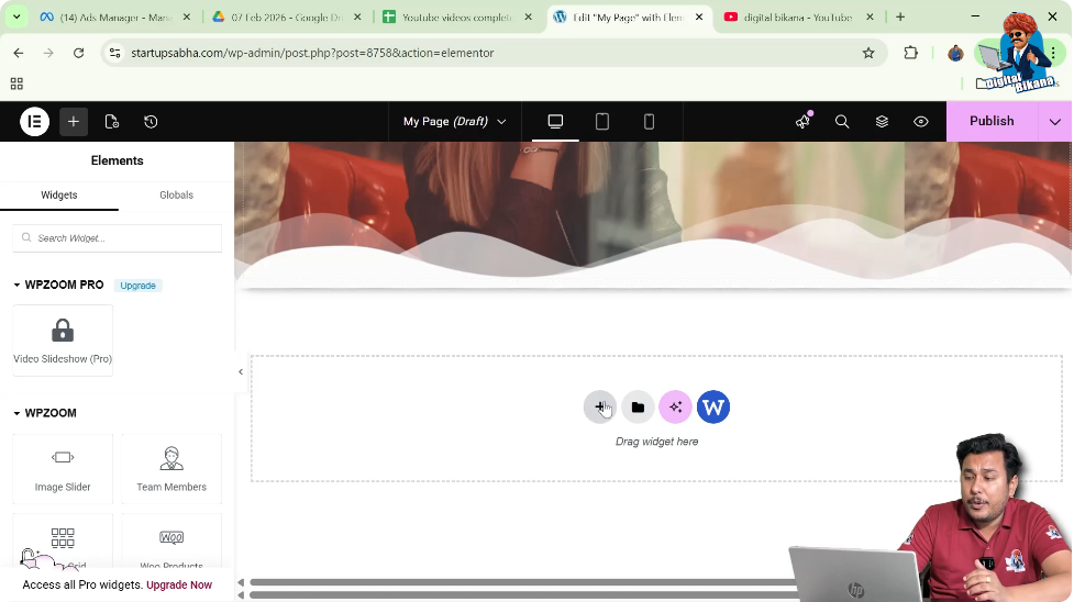 Click on the Plus Icon
