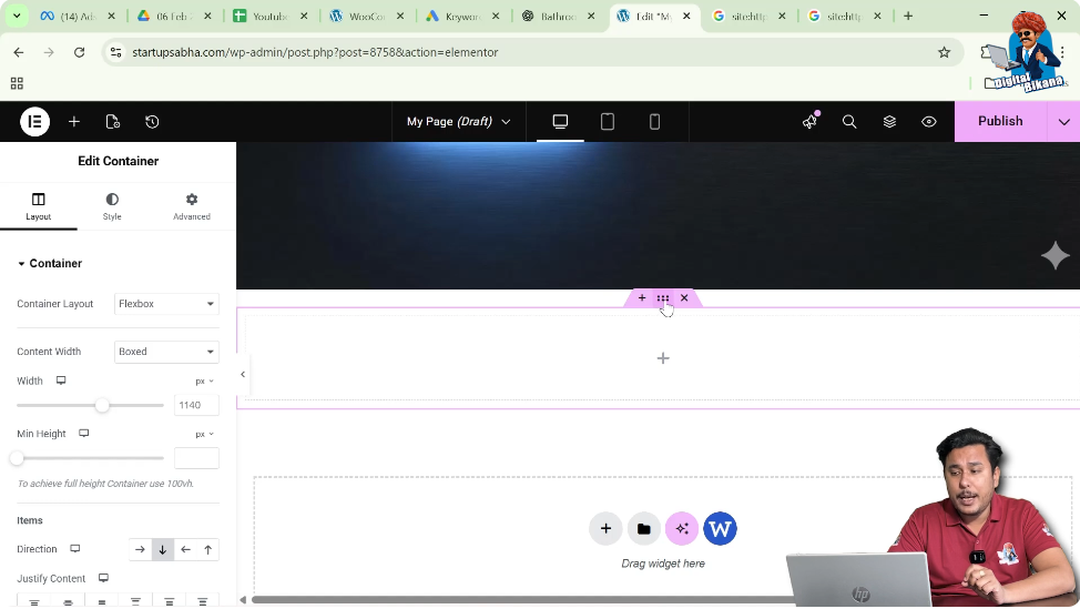 Click the Six Dots Icon