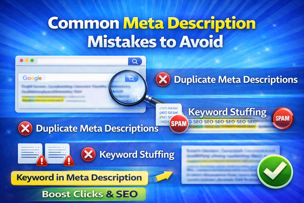 Common Meta Description Mistakes to Avoid