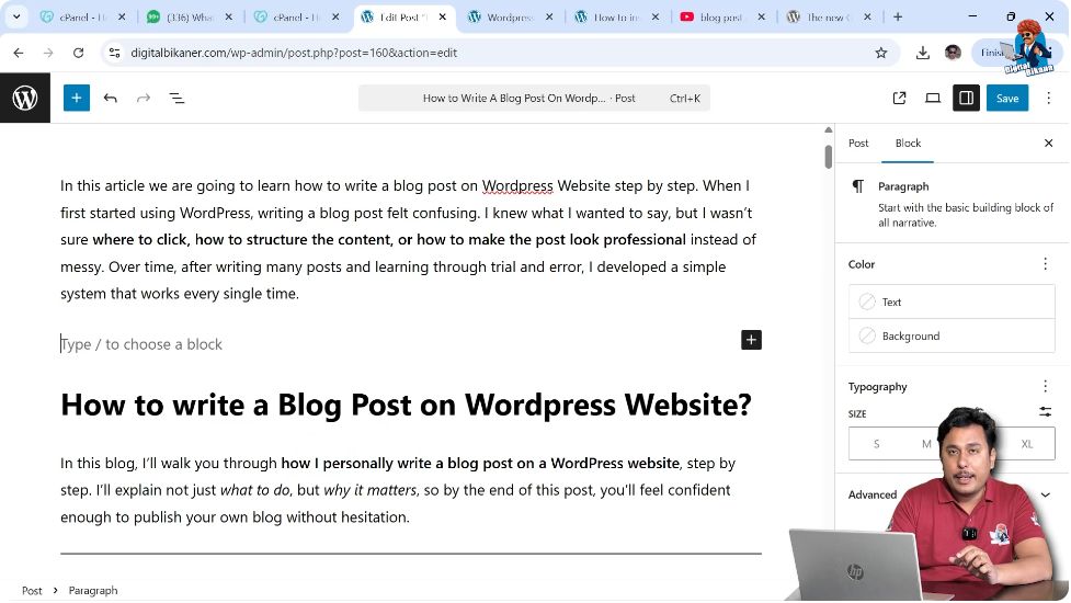 Creating new block in WordPress editor to insert image