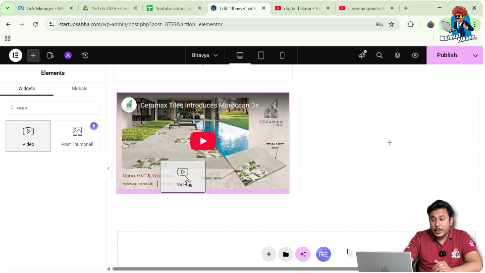 Drag and Drop Second Video