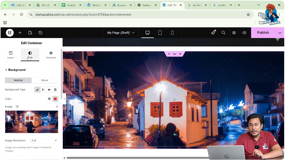 Go back to style settings