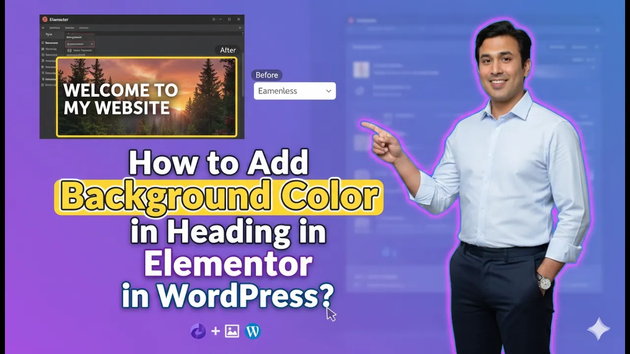 In this article we are going to discuss about How to Add Background Color in Heading in Elementor