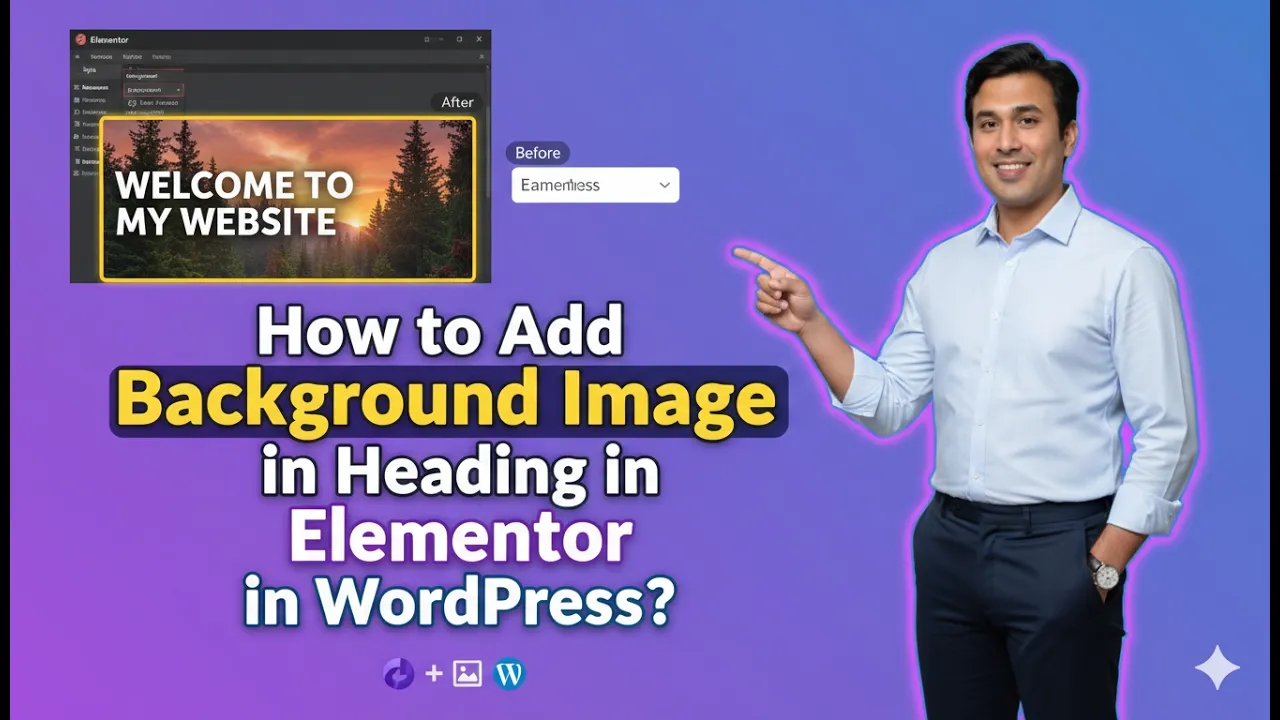 In this article we are going to discuss about How to Add Background Image in Heading in Elementor in Wordpress
