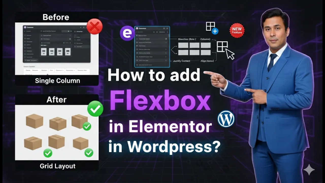 How to Add Flexbox in Elementor?