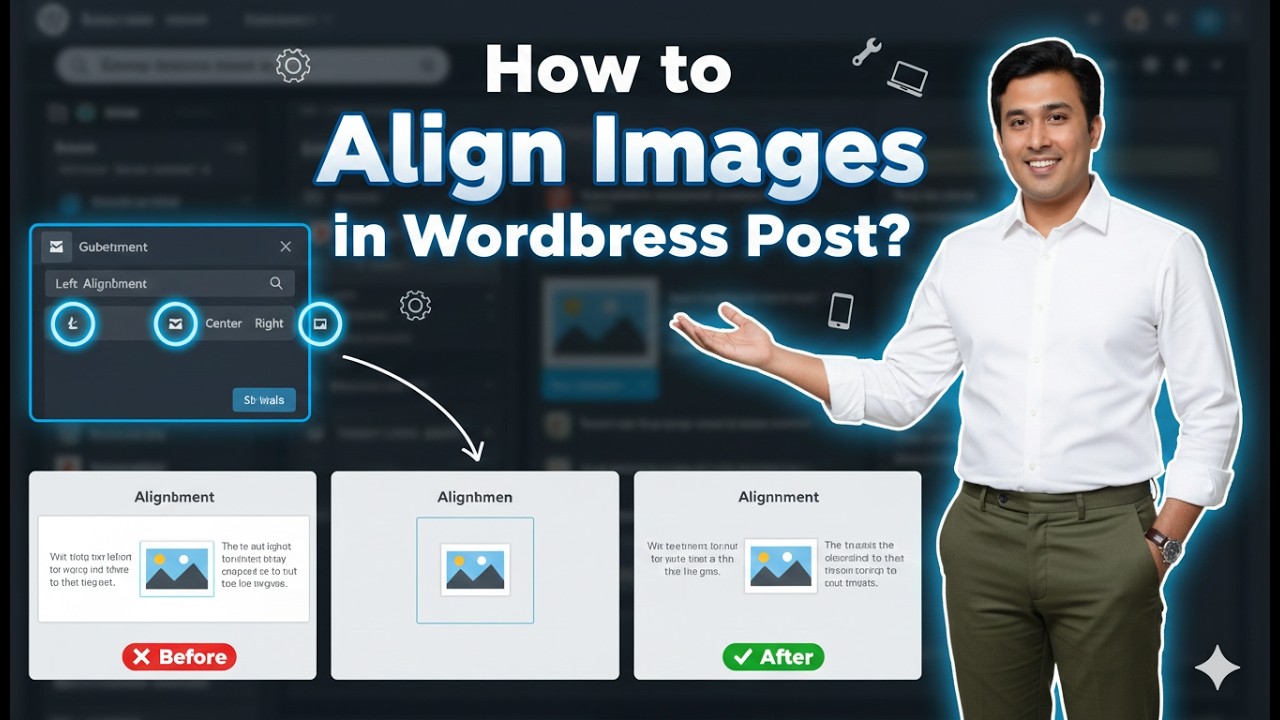 How to Align Images in a WordPress Blog Post?
