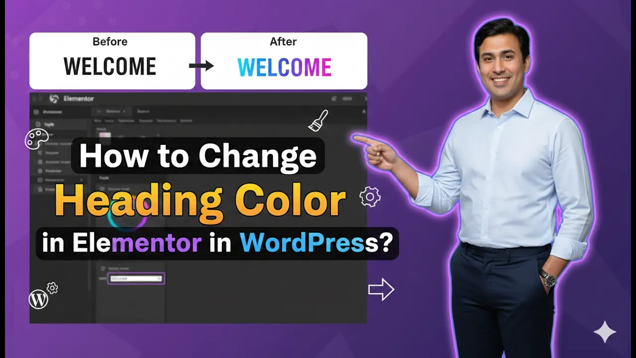 In this article we are going to discuss about How to Change Heading Color in Elementor in Wordpress